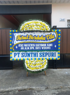 Papan Bunga Duka di Jeketro